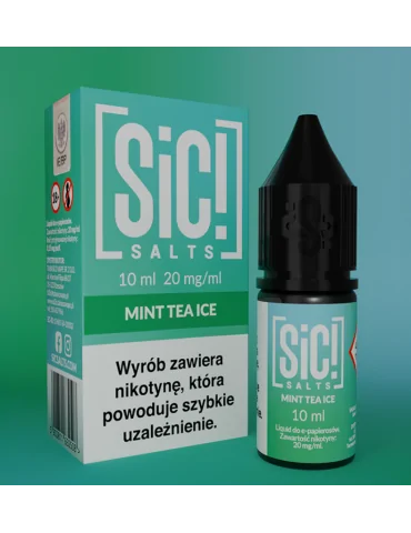 Sic! Nic Salt Mint Tea Ice 20mg 10ml E liquid