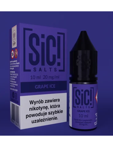 Sic! Nic Salt Grape Iec 20mg 10ml E liquid