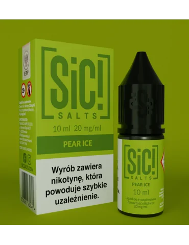 Sic! Nic Salt Pear Ice 20mg 10ml E liquid