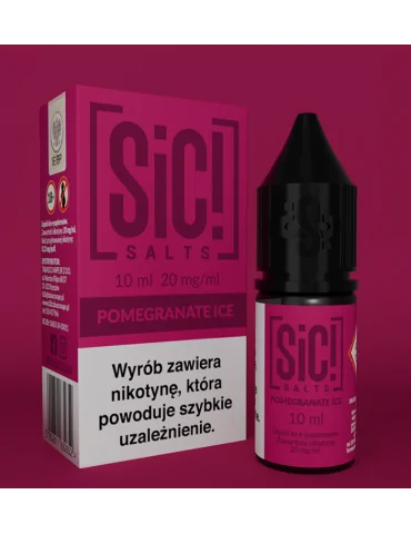 Sic! Nic Salt Pomegranate Ice 20mg 10ml E liquid