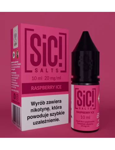 Sic! Nic Salt Raspberry Ice 20mg 10ml E liquid