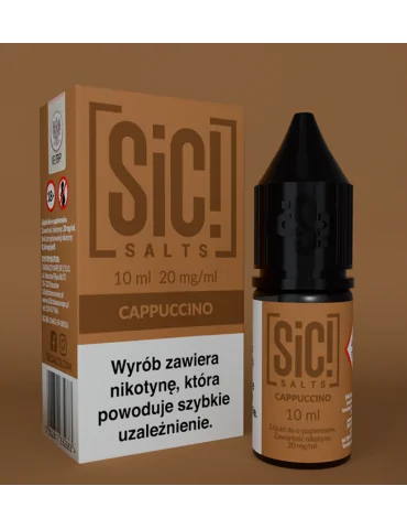 Sic! Nic Salt Cappuccino 20mg 10ml E liquid