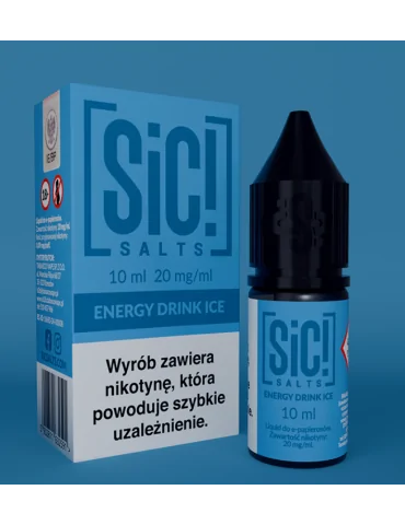 Sic! Nic Salt Energy Drink Ice 20mg 10ml E liquid