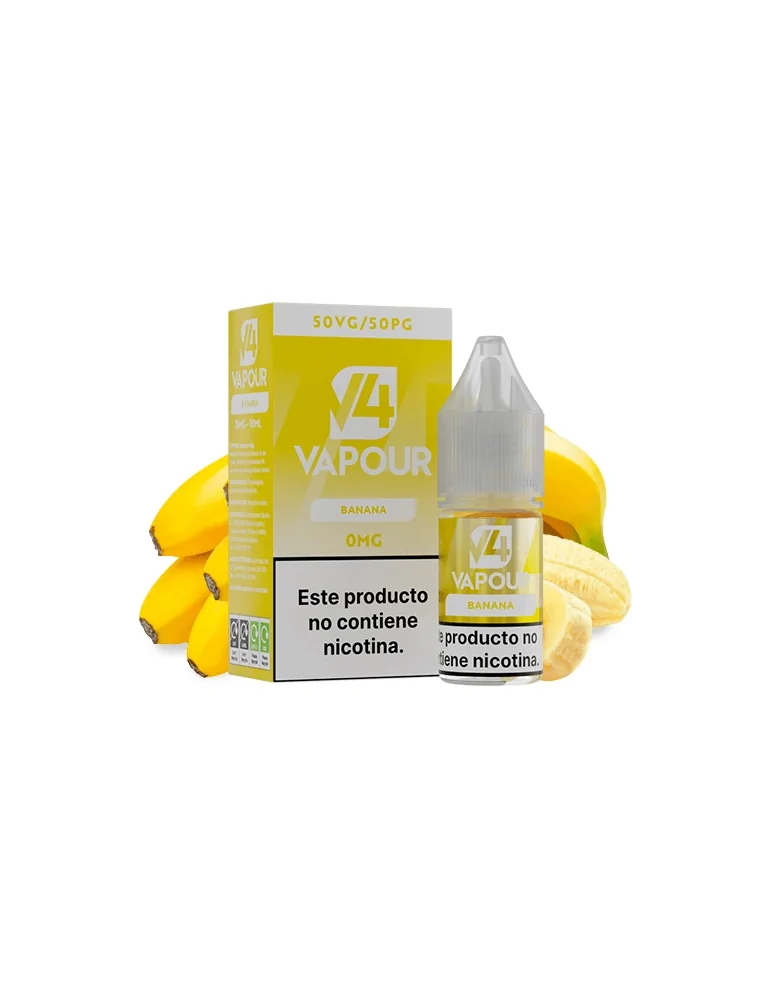 V4 Vapour Banana 10ml 0mg E-liquid