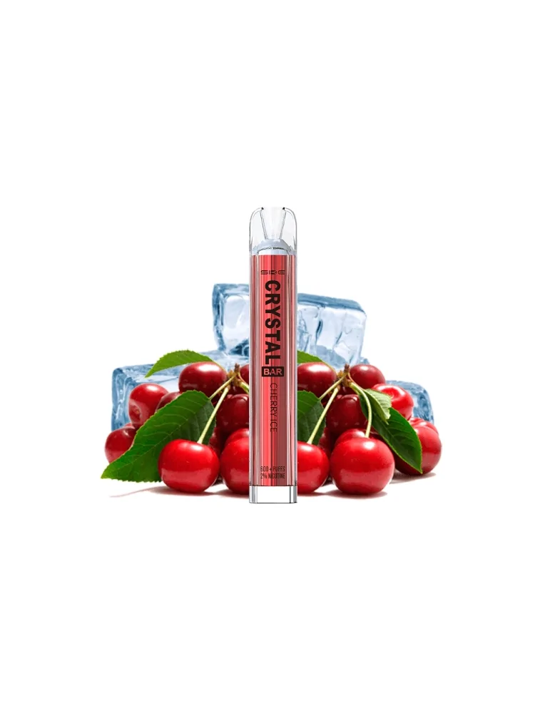 Crystal Bar Fizzy Cherry Disposable Vape Mesh 20mg 600puffs