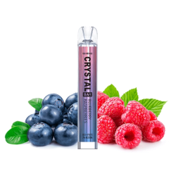 Crystal Bar Blueberry Raspberry Disposable Vape Mesh 20mg 600puffs