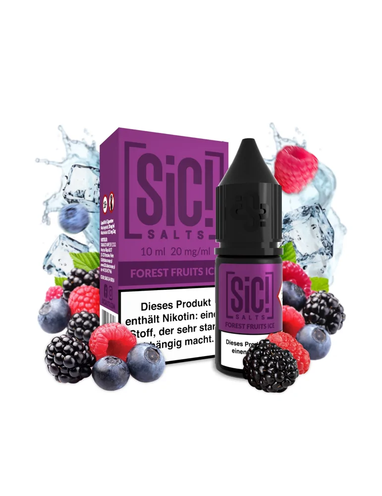 Sic! Nic Salt Forest Fruits Ice 20mg 10ml E liquid