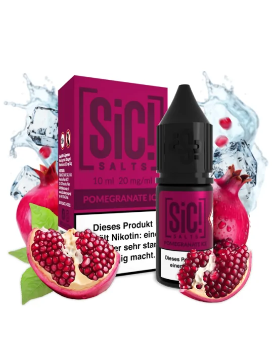 Sic! Nic Salt Pomegranate Ice 20mg 10ml E liquid