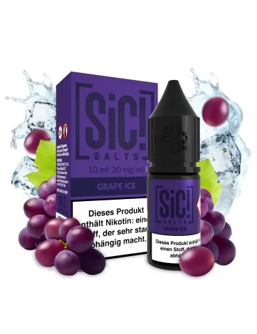 Sic! Nic Salt Grape Iec 20mg 10ml E liquid