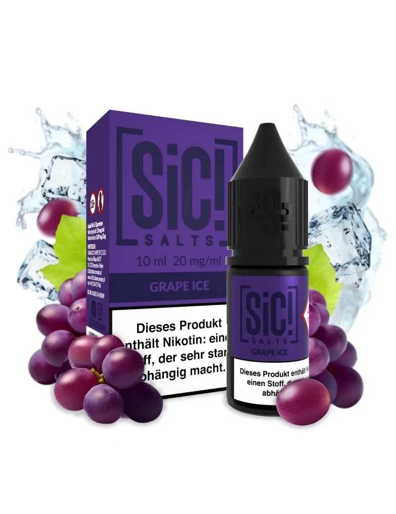 Sic! Nic Salt Grape Iec 20mg 10ml E liquid