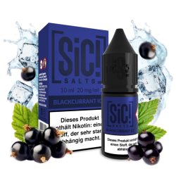 Sic! Nic Salt Blackcurrant Ice 20mg 10ml E liquid