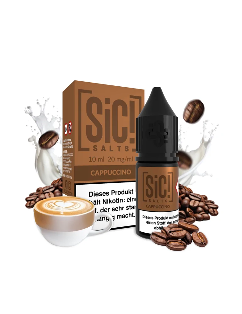 Sic! Nic Salt Cappuccino 20mg 10ml E liquid