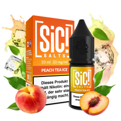 Sic! Nic Salt Peach Tea Ice 20mg 10ml E liquid