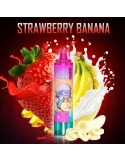 Tornado 15000 puffs Strawberry Banana 20mg - RandM Disposable Vape