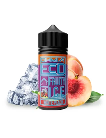 Ohmia Eco Fruity Ice White Peach 100ml 70/30 E liquid