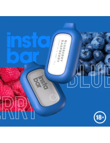 Insta Bar Blueberry Raspberry 5000 puffs 20mg Disposable Vape Expired on 12.08.2024