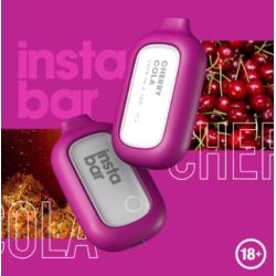 Insta Bar Cherry Cola 5000 puffs 20mg Disposable Vape Expired on 12.08.2024