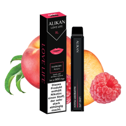 HIGS Alikan Raspberry Peach 20mg 600 puffs Disposable Vape