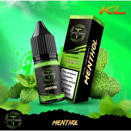 TempTease Nic Salt Menthol 20mg 10ml E liquid