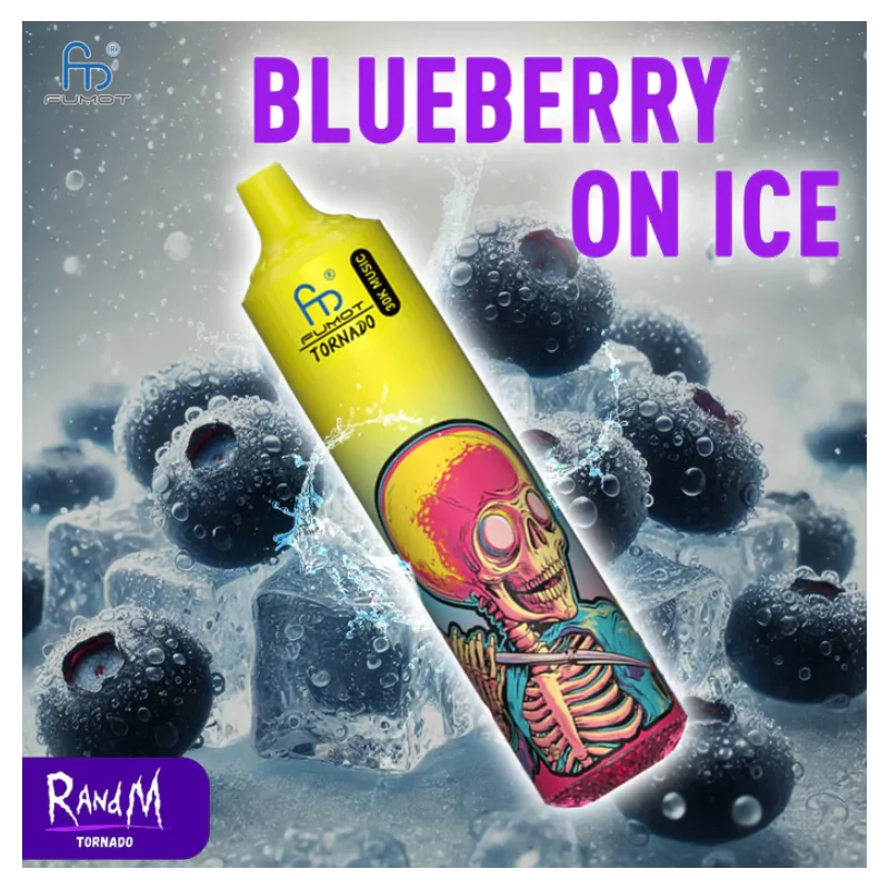 Tornado Music Blueberry On Ice 30000 puffs 20mg - RandM Disposable Vape