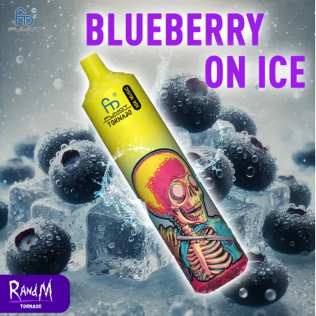 Tornado Music Blueberry On Ice 30000 puffs 20mg - RandM Disposable Vape