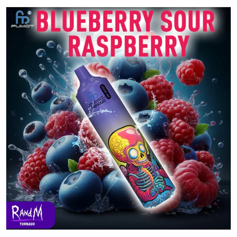 Tornado Music Blueberry Sour Raspberry 30000 puffs 20mg - RandM Disposable Vape