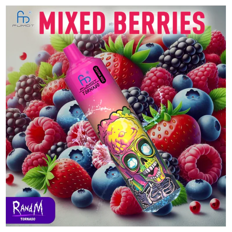 Tornado Music Mixed Berries 30000 puffs 20mg - RandM Disposable Vape