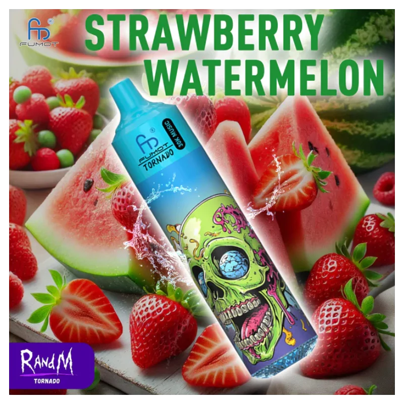 Tornado Music Starwberry Watermelon 30000 puffs 20mg - RandM Disposable Vape