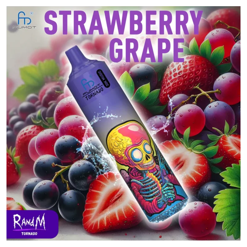 Tornado Music Stawberry Grape 30000 puffs 20mg - RandM Disposable Vape