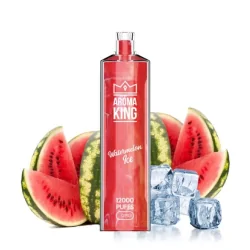 Puff Gem 12000 puffs Watermelon Ice ZERO - Aroma King Disposable Vape