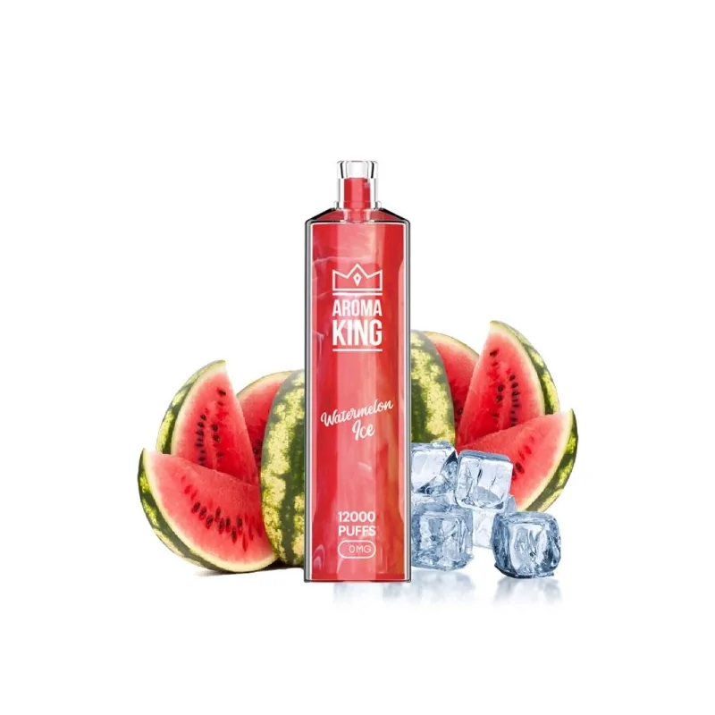 Puff Gem 12000 puffs Watermelon Ice ZERO - Aroma King Disposable Vape