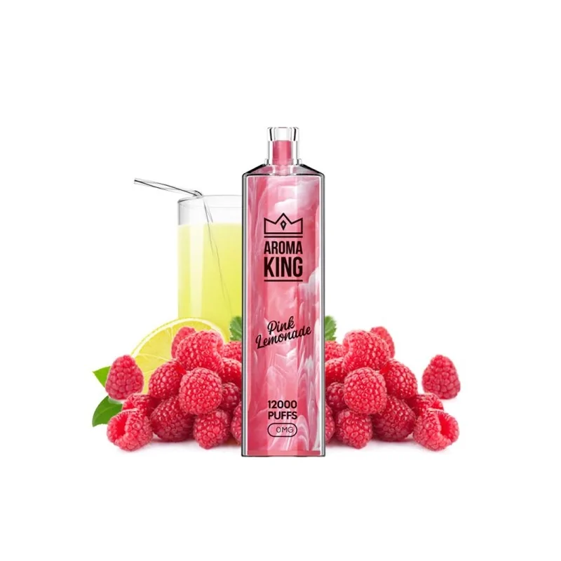 Puff Gem 12000 puffs Pink Lemonade ZERO - Aroma King Disposable Vape