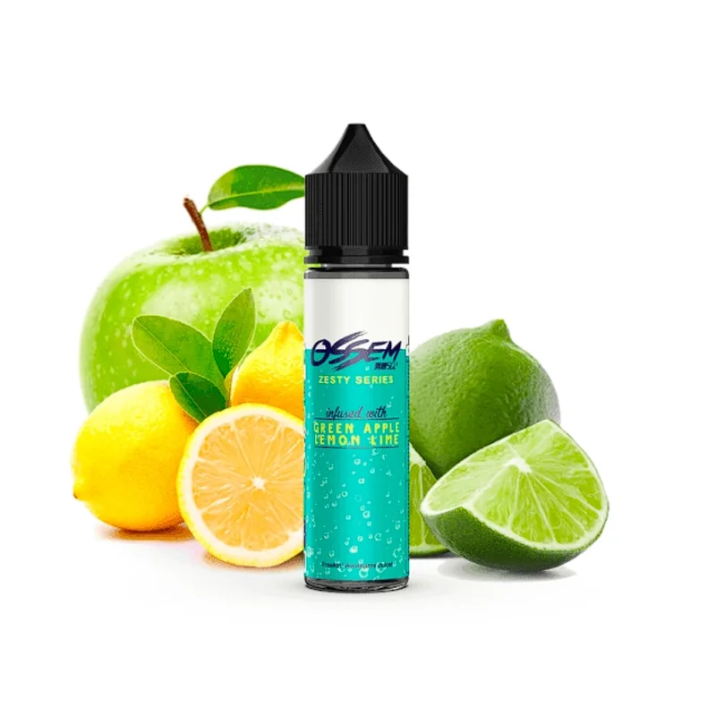 Ossem Green Apple Lemon Lime NicSalt 20mg 60ml Prefilled E-liquids