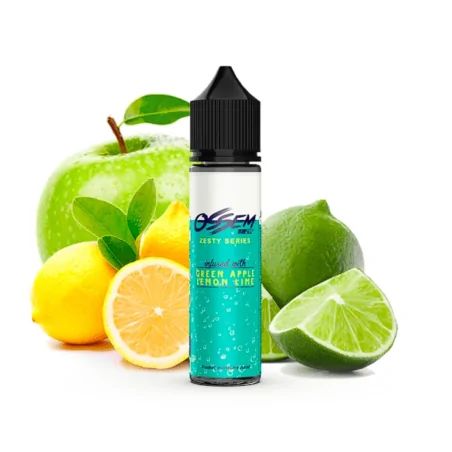 Ossem Green Apple Lemon Lime NicSalt 20mg 60ml Prefilled E-liquids