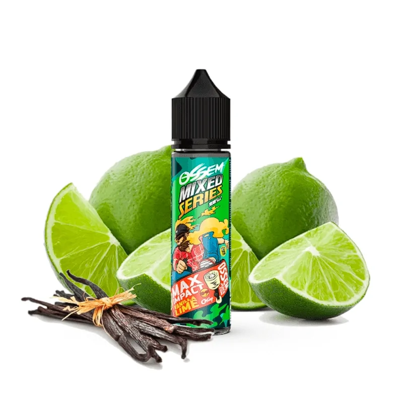 Ossem Max Impact Vanilla Lime NicSalt 20mg 60ml Prefilled E-liquids