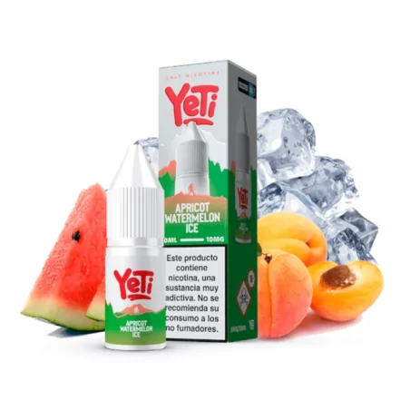 Yeti Nic Salt Apricot Watermelon Ice 10mg 10ml E liquid