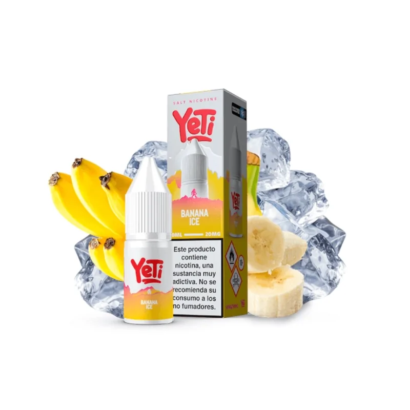 Yeti Nic Salt Banana Ice 10mg 10ml E liquid