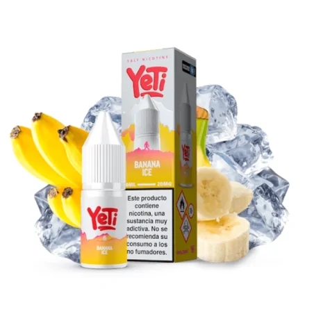 Yeti Nic Salt Banana Ice 10mg 10ml E liquid