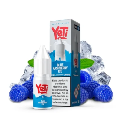 Yeti Nic Salt Blue Raspberry Ice 10mg 10ml E liquid