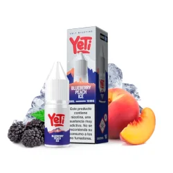 Yeti Nic Salt Blueberry Peach Ice 10mg 10ml E liquid