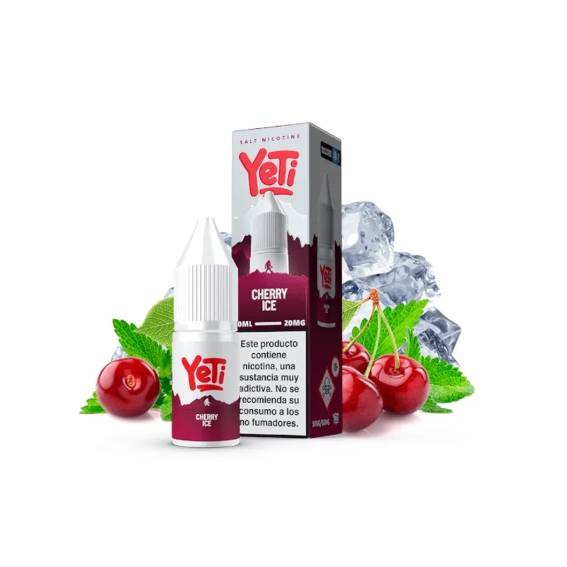 Yeti Nic Salt Cherry Ice 10mg 10ml E liquid