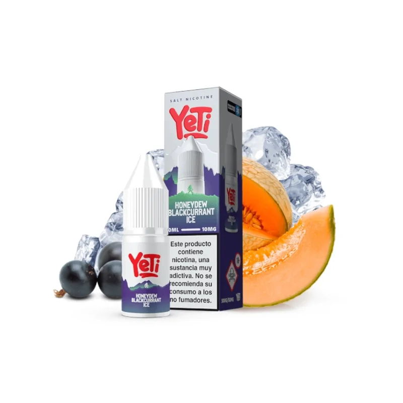 Yeti Nic Salt Honeydew Blackcurrant Ice 20mg 10ml E liquid