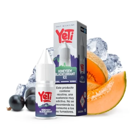 Yeti Nic Salt Honeydew Blackcurrant Ice 20mg 10ml E liquid