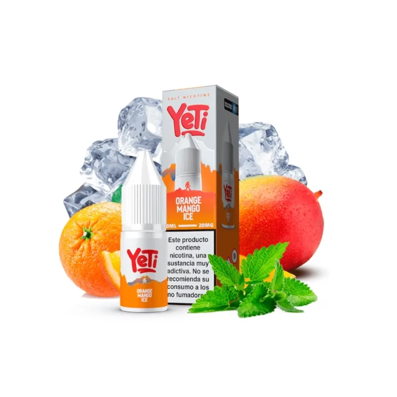 Yeti Nic Salt Orange Mango Ice 10mg 10ml E liquid