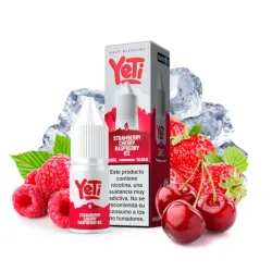 Yeti Nic Salt Strawberry Cherry Raspberry Ice 10mg 10ml E liquid