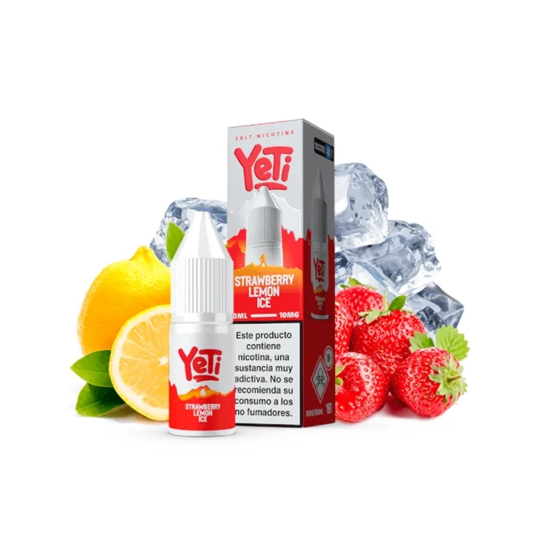 Yeti Nic Salt Strawberry Lemon Ice 10mg 10ml E liquid