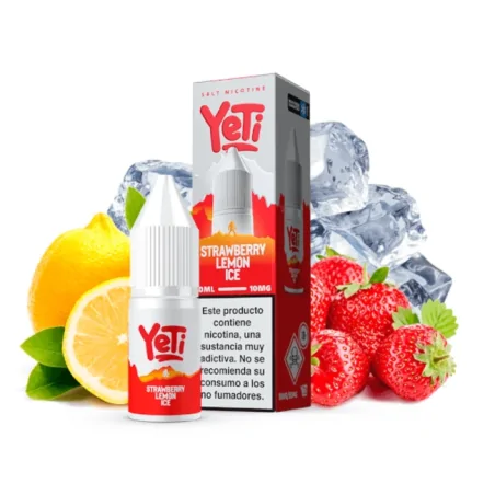 Yeti Nic Salt Strawberry Lemon Ice 10mg 10ml E liquid