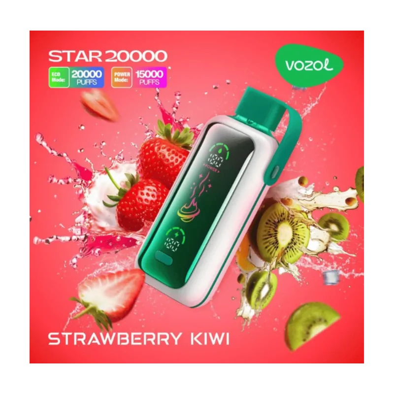 Vozol Star 20000 puffs Strawberry Kiwi 5% Disposable Vape