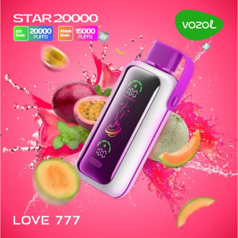 Vozol Star 20000 puffs Love 777 5% Disposable Vape