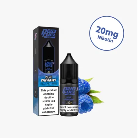 Pod Fuel Blue Raspberry 10ml 20mg Nic Salt E liquid